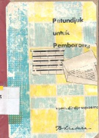 Image of Petunjuk untuk pemborong