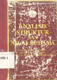 Analisis struktur dan budaya : hikayat Indra Dewa, hikayat Dewa Mandu, hikayat Maharaja Bikramasakti