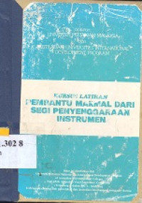 Kursus latihan pembantu makmal dari segi penggaraan instrumen