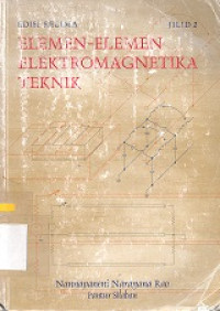 Elemen-elemen elektromagnetika teknik jilid 1