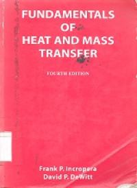 Fundamentals of heat and mass transfer