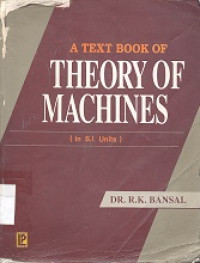 A text book of theory of machines