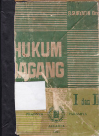 Hukum dagang I dan II