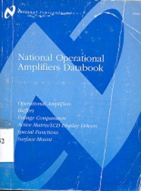 Image of National operational amplifiers databook