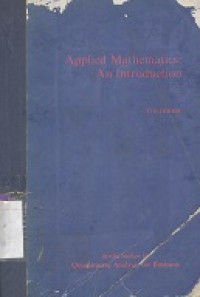Applied mathematics : an introduction mathematical analysis for management
