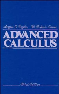 Advanced calculus