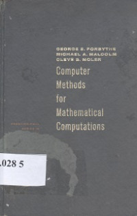 Computer methods for methematical computations