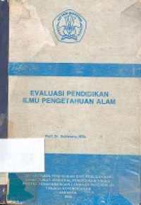 Evaluasi pendidikan Ilmu Pengetahuan Alam