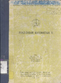 Pendidikan matematika II