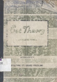 Theory and problems of set theory