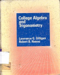 College algebra and trigonometry