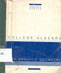 College algebra : with analytical geometry