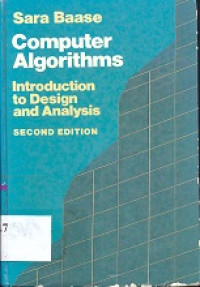 Computer algorithms : introduction to design and analysis