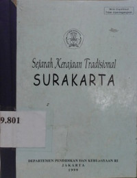 Sejarah Kerajaan Tradisional Surakarta