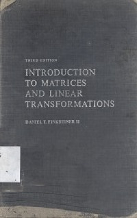 Introduction to matrices and linear transformations