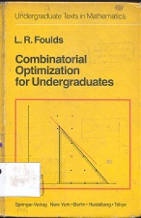 Combinatorial optimization for undergraduates