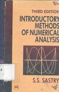 Introductory methods of numerical analysis. Judul asli : Introductory methods of numerical analysis
