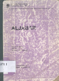Buku materi pokok aljabar PAMA 3144/3 SKS/modul 1-9