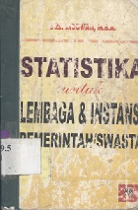 Statistika untuk lembaga instansi pemerintah/swasta