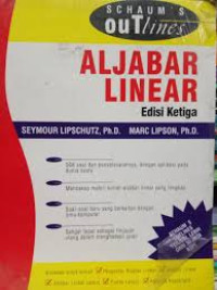 Aljabar linear: Schaums outlines