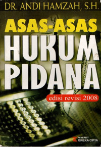 Asas-Asas Hukum Pidana