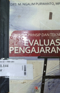 Prinsip-prinsip dan teknik evaluasi pengajaran