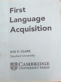 First language acquisition