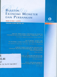 Analisis triwulanan: perkembangan moneter, perbankan dan sistem pembayaran triwulan II - 2013