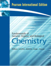 Fundamentals of general, organic, and biological chemistry