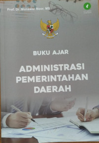 Image of Buku ajar administrasi pemerintahan daerah
