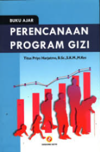 Image of Buku ajar perencanaan program gizi