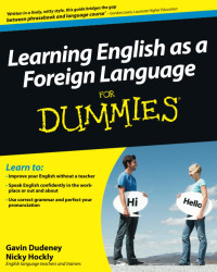 Learning english as a foreign language for dummies