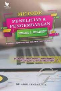 METODE PENELITIAN & PENGEMBANGAN RESEARCH & DEVELOPMENT