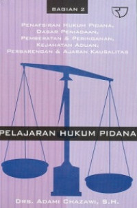 Pelajaran hukum pidana