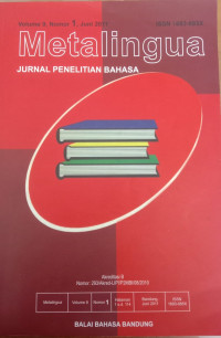 Penggramatikalan makna subjektif dalam Bahasa Indonesia