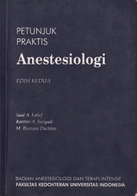 Petunjuk Praktis Anestesiologi