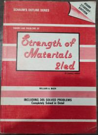 THEORY AND PROBLEMS OF STRENGTH OFMATERIALS