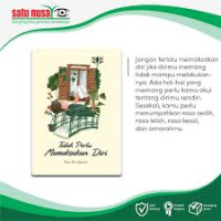 Tidak perlu memaksakan diri
