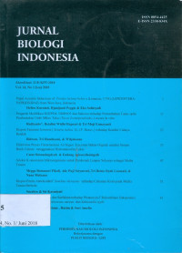 Tingkah laku suara Pupa Troides helena (Linnaeus,1758) (Lepidoptera;Papilionidae) dari Jawa Barat, Indonesia)