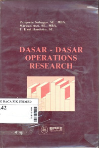 Dasar - dasar operations research