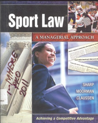 Sport law : A managerial approach