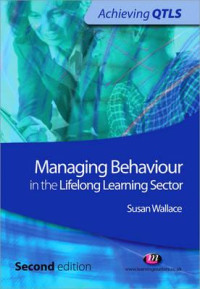 Managing behavior in the lifelong learning sector
