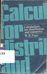 Calculations for distribution and commerce