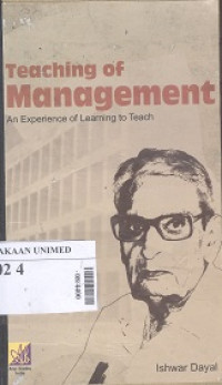 teaching of management : an experience of learning to teach