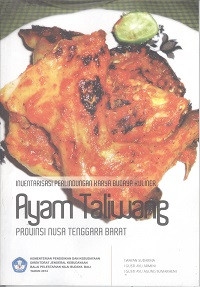 Inventarisasi perlindungan karya budaya kuliner ayam taliwang provinsi Nusa Tenggara Barat
