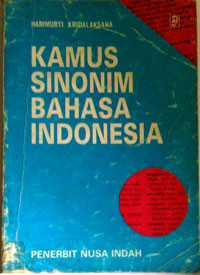 Kamus sinonim bahasa Indonesia