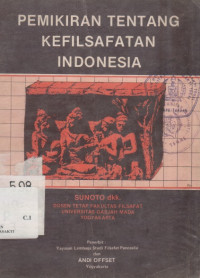 Pemikiran tentang kefilsafatan Indonesia