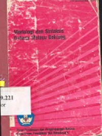 Morfologi dan sintaksis bahasa Melayu Belitung
