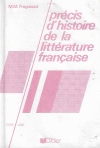 Precis d'histoire de la litterature francaise