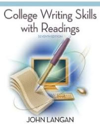 College writing skills with readings